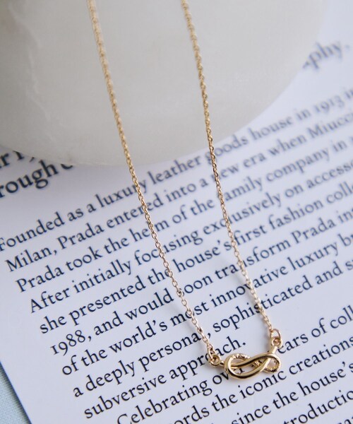 VIS（ビス）の「ノットデザインネックレス（ネックレス・レディース・ゴールド/シルバー・F）」の19枚目の写真