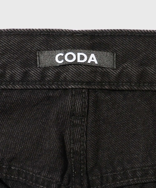 ADAM ET ROPE'(アダムエロペ)の「【CODA/コーダ】DISTRESSED EXTENDED CUT FLARED JEANS(デニムパンツ・メンズ・ブラック・0/1/2)」の12枚目の写真