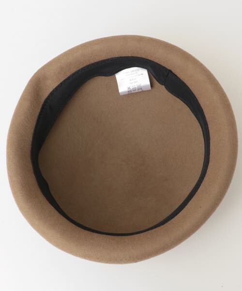 URBAN RESEARCH Sonny Label（アーバンリサーチサニーレーベル）の「ラウンドウールベレー帽∴（ハンチング/ベレー帽・レディース・ブラック/ベージュ/チャコールグレー・one）」の8枚目の写真