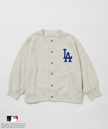 ROPE' PICNIC（ロペピクニック）の「【KIDS】【MLB COLLECTION BY JUN】ロゴスウェットカーディガン/リンクコーデ（カーディガン/ボレロ・キッズ）」