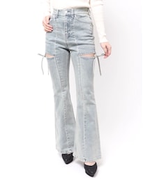 RESEXXY | カットアウトリボンデニムパンツ(デニムパンツ)