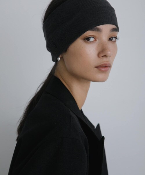 URBAN RESEARCH（アーバンリサーチ）の「decor『デコール』　Rib Wide Hairband（ヘアバンド・レディース・GRAY/BLACK/BROWN・-）」の5枚目の写真