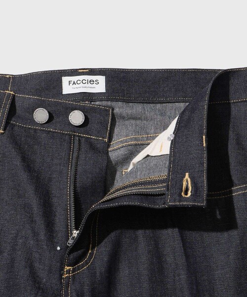 ADAM ET ROPE'(アダムエロペ)の「【FACCIES/ファッチーズ】RIGID LIGHT OZ DENIME FLARE PAMTS(デニムパンツ・メンズ・ネイビー・1/2)」の6枚目の写真