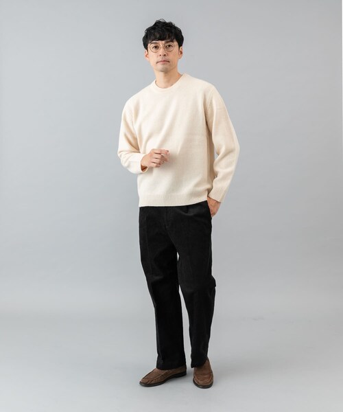 URBAN RESEARCH ROSSO（アーバンリサーチロッソ）の「『XLサイズあり』ストレッチコーデュロイ1タックワイドスラックス（その他パンツ・メンズ・KHAKI/MOCHA/BLACK・M/L/XL）」の8枚目の写真