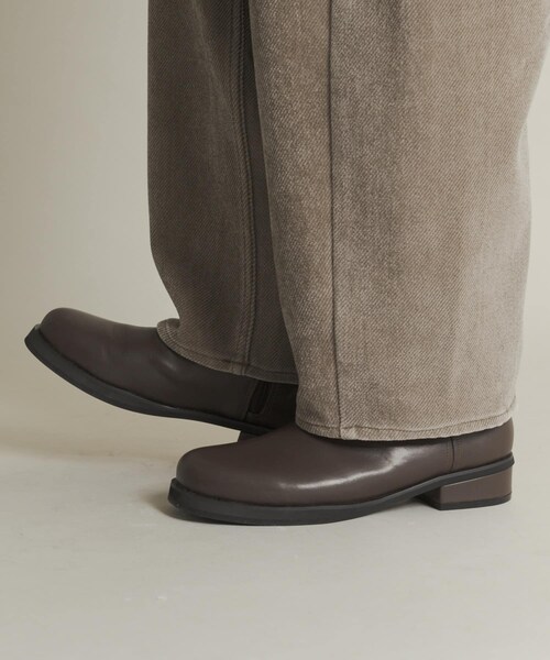 SENSE OF PLACE by URBAN RESEARCH（センスオブプレイスバイアーバンリサーチ）の「ラウンドトゥサイドジップブーツ（ブーツ・メンズ・BLACK/BROWN・26.5/27.5）」の19枚目の写真