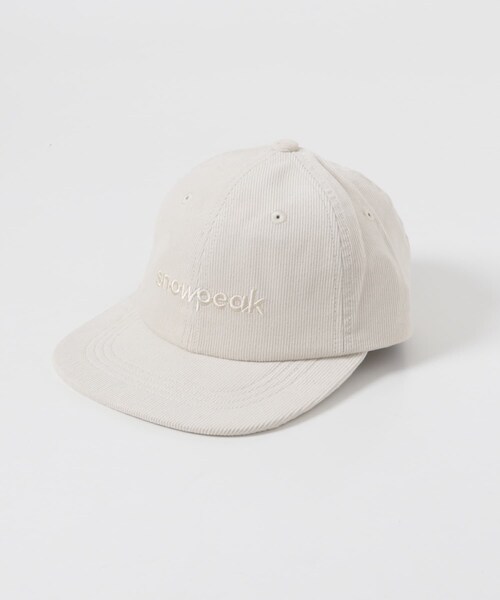 URBAN RESEARCH DOORS（アーバンリサーチドアーズ）の「Snow Peak Apparel　CORDUROY LOGO DESIGN CAP（キャップ・メンズ・IVORY/BLACK/LIGHT BLUE/BURGUNDY・One）」の5枚目の写真