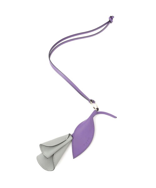 ROPE'(ロペ)の「【teau・牛革】panier pansy ring charm(キー/バッグチャーム・ネックレス)(チャーム・レディース・ブラック/グレー/キャメル/ピンク/イエロー・F)」の22枚目の写真