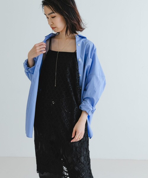URBAN RESEARCH(アーバンリサーチ)の「インドレースベアキャミワンピース(ワンピース・レディース・OFF/BLACK・FREE)」の18枚目の写真