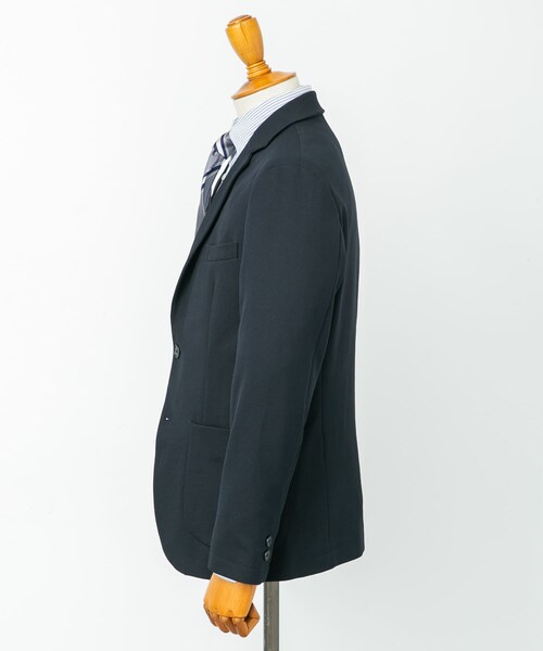 URBAN RESEARCH DOORS（アーバンリサーチドアーズ）の「LIFE STYLE TAILOR　マイクロバスケットストレッチジャケット（テーラードジャケット・メンズ・NAVY/BROWN・S/M/L/XL）」の11枚目の写真