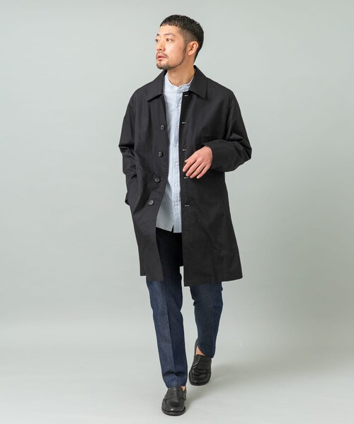 URBAN RESEARCH ROSSO（アーバンリサーチロッソ）の「『撥水』タイプライタースプリングコート（ステンカラーコート・メンズ・BLACK/D/NAVY/BLUE/GRAY/BEIGE/KHAKI・S/M/L/XL）」の22枚目の写真