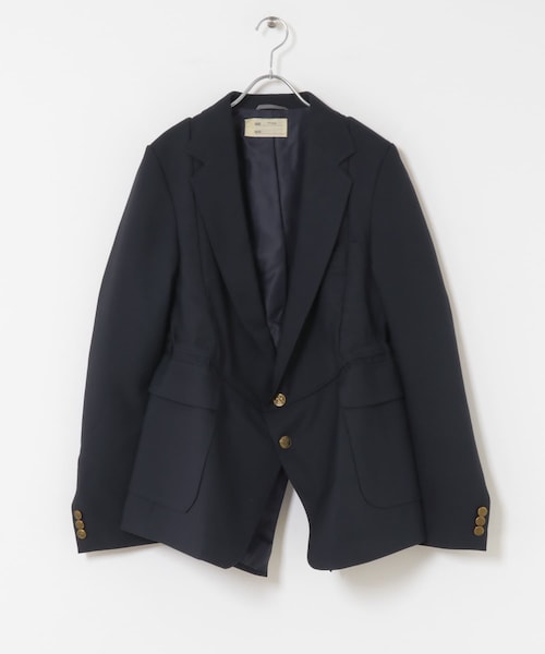 THE GOODLAND MARKET（ザグッドランドマーケット）の「77circa　make v shape navy blazer jacket（テーラードジャケット・レディース・navy1/navy2/navy3/navy4・one）」の3枚目の写真