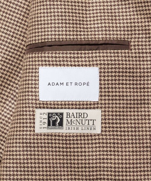 ADAM ET ROPE'（アダムエロペ）の「リネンブレザー（テーラードジャケット・メンズ・ブラック/ベージュ系・L/M）」の13枚目の写真