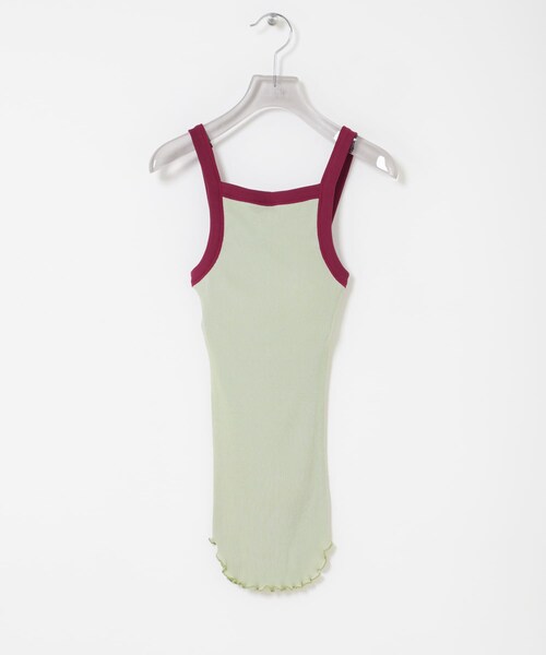 URBAN RESEARCH（アーバンリサーチ）の「HAKUJI　TWIST COTTON BRA AMESLE（キャミソール・レディース・IVORY/PISTACHIO・Free）」の7枚目の写真