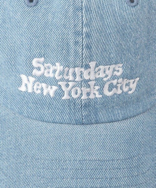 Saturdays NYC（サタデーズ ニューヨークシティ ）の「Chocomoo x Saturdays NYC Cap（キャップ・レディース・チャコール/ホワイト/グリーン/サックス・F）」の17枚目の写真