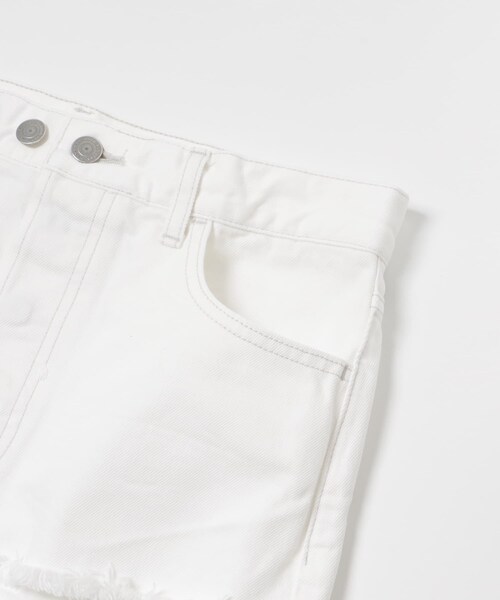 URBAN RESEARCH（アーバンリサーチ）の「CURRENTAGE　DENIM DESIGN SKIRT（デニムスカート・レディース・ホワイト/サックスブルー・FREE）」の5枚目の写真