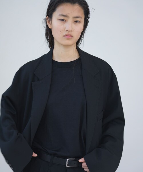 URBAN RESEARCH（アーバンリサーチ）の「new basic　HIGH TWIST WOOL SINGLE JACKET（テーラードジャケット・メンズ・BLACK/CHECK・M/L/XL）」の4枚目の写真