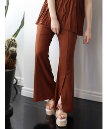 MURUA | センタースリットフレアパンツ(スラックス)