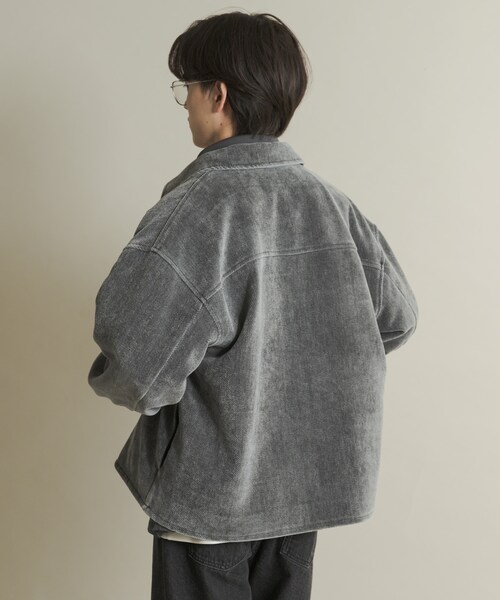 SENSE OF PLACE by URBAN RESEARCH(センスオブプレイスバイアーバンリサーチ)の「ヴィンテージツイルZIPブルゾン(ブルゾン・メンズ・BLACK/BROWN/PURPLE・M/L)」の9枚目の写真