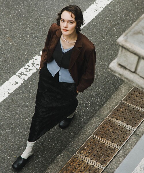 SENSE OF PLACE by URBAN RESEARCH（センスオブプレイスバイアーバンリサーチ）の「ワイドトゥヒールスリッポン（その他シューズ・レディース・BLACK/BROWN・S/M/L）」の21枚目の写真