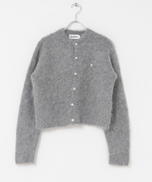 URBAN RESEARCH DOORS(アーバンリサーチドアーズ)の「GYMPHLEX CREW NECK SHORT CARDIGAN(カーディガン/ボレロ・レディース・TOP GREY/MUSTARD/RED/DK NAVY・14)」の1枚目の写真