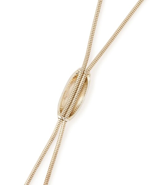 ADAM ET ROPE'(アダムエロペ)の「【EO(イオ)】Loop tie necklace(ネックレス・レディース・シルバー・F)」の8枚目の写真