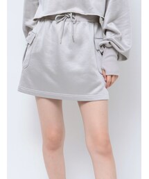 MURUA（ムルーア）の「シャイニーカットミニスカート（スカート）」