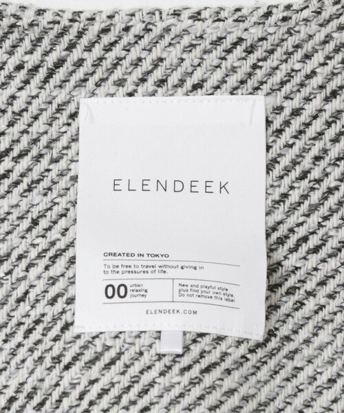 URBAN RESEARCH ROSSO（アーバンリサーチロッソ）の「ELENDEEK　TWEED FORM SHORT COAT（ノーカラージャケット・レディース・MIX・Free）」の8枚目の写真