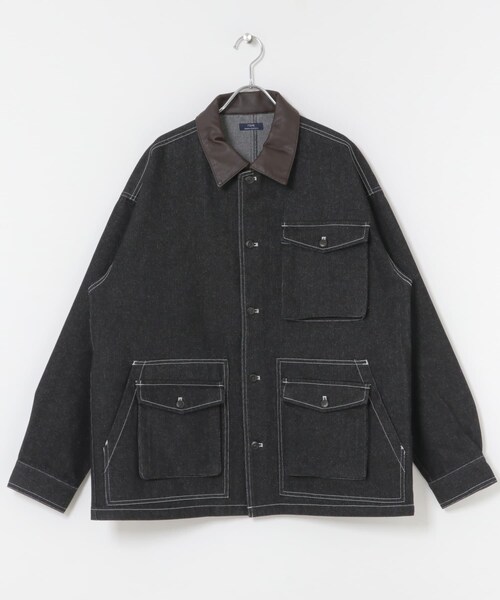 ITEMS URBANRESEARCH（アイテムズ アーバンリサーチ）の「カバーオールジャケット（カバーオール・メンズ・NVY/BLK/BEG/OLV/BGD・M/L）」の14枚目の写真