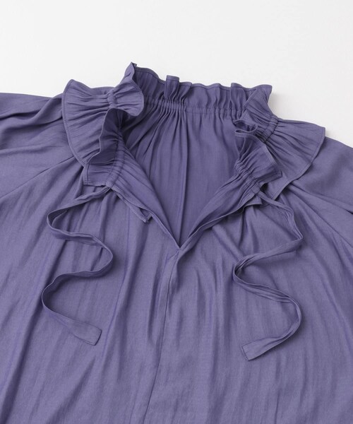 URBAN RESEARCH ROSSO（アーバンリサーチロッソ）の「フリルギャザーブラウス（シャツ/ブラウス・レディース・grape/ivory・FREE）」の20枚目の写真