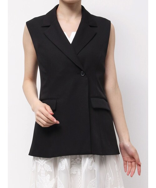 MERCURYDUO（マーキュリーデュオ）の「バックリボンジレ（その他アウター・レディース・アイボリー/ライトグレー/ブラック・S/M）」の19枚目の写真