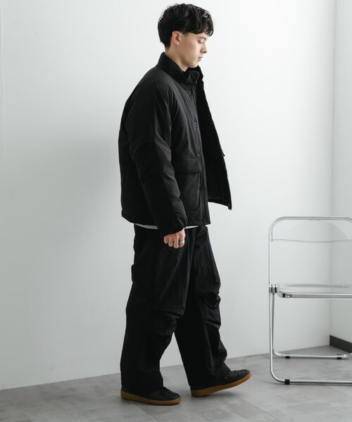 SENSE OF PLACE by URBAN RESEARCH(センスオブプレイスバイアーバンリサーチ)の「バルーンパデッドブルゾン(テーラードジャケット・メンズ・BLACK/NAVY/YELLOW・M/L)」の15枚目の写真