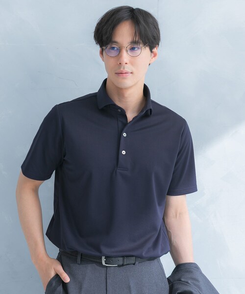 URBAN RESEARCH DOORS(アーバンリサーチドアーズ)の「LIFE STYLE TAILOR トリコットセミワイド半袖プルオーバー無地(シャツ/ブラウス・メンズ・WHITE/NAVY・M/L/XL)」の19枚目の写真