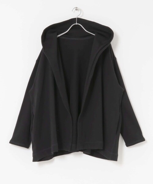 URBAN RESEARCH Sonny Label（アーバンリサーチサニーレーベル）の「裏毛フーディーカーディガン（カーディガン/ボレロ・レディース・グレージュ/杢グレー/ブラック・FREE）」の13枚目の写真