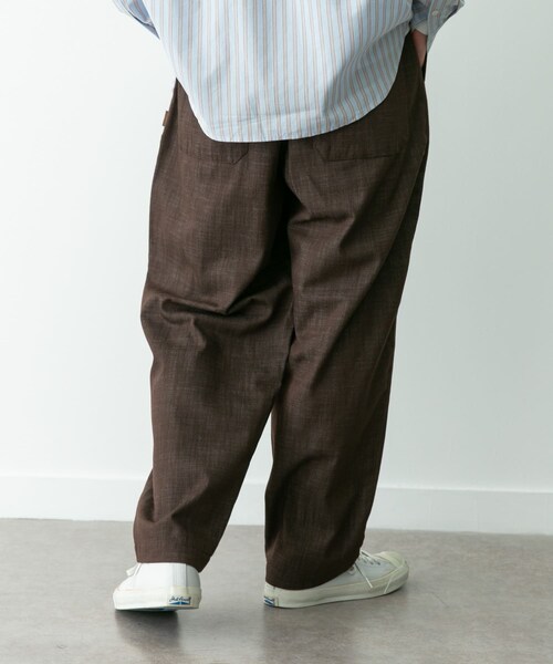 URBAN RESEARCH Sonny Label（アーバンリサーチサニーレーベル）の「デニムライクイージーワイドパンツ（デニムパンツ・メンズ・ブルー/ブラック/ブラウン・S/M/L）」の16枚目の写真