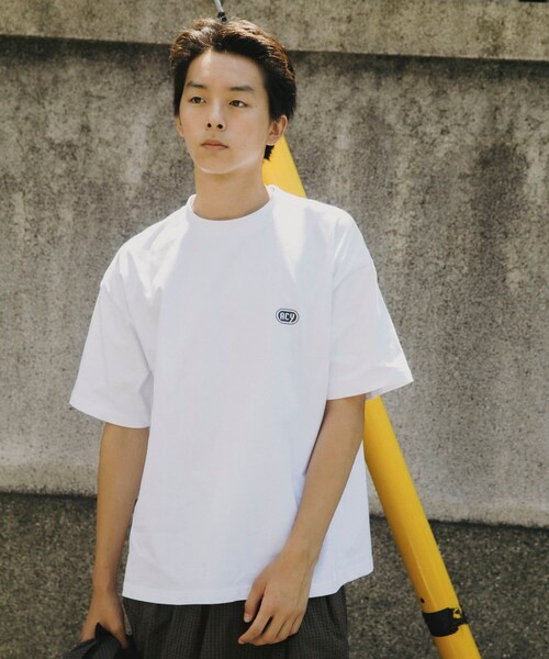 URBAN RESEARCH（アーバンリサーチ）の「Acy　LIGHT TEE（Tシャツ/カットソー・メンズ・WHITE/NAVY・L/XL）」の5枚目の写真