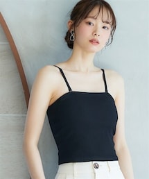miclat | 大きいサイズ  リブチューブトップ  miclat(キャミソール)