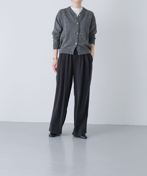 かぐれ（カグレ）の「キュプラストレートパンツ（その他パンツ・レディース・NAVY/BLACK・Free）」の9枚目の写真