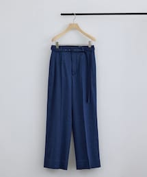 ADAM ET ROPE' | NALYAビスコース・麻ツイルイージースラックス / セットアップ対応(その他パンツ)