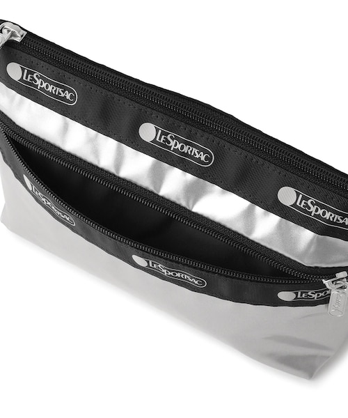 ADAM ET ROPE'（アダムエロペ）の「【LeSportsac for ADAM ET ROPE'】COSMETIC CLUTCH (SHINE/SOLID)（ポーチ・レディース・シルバー・F）」の13枚目の写真