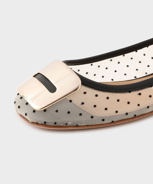 ROPE'（ロペ）の「【PELLICO（ペリーコ）】MESH FLAT SHOES｜パンプス（パンプス・レディース・ホワイト/ピンク・36/37）」の11枚目の写真