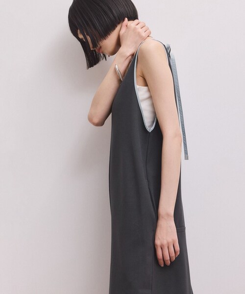 ADAM ET ROPE'（アダムエロペ）の「【WEB限定】バイカラーオールインワン（つなぎ/オールインワン・レディース・ブラック/ブラック系/チャコール・36/38）」の14枚目の写真