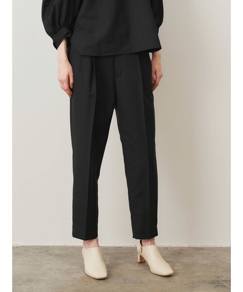 ELENDEEK（エレンディーク）の「HIGH WAIST T/R TAPERD PT（その他パンツ・レディース・ライトグレー/ブラック/グリーン/インディゴ・01/02）」の19枚目の写真