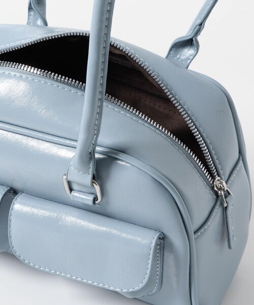 URBAN RESEARCH ROSSO（アーバンリサーチロッソ）の「ヴィンテージライクボストンバッグ（ボストンバッグ・レディース・OFFWHITE/SAX/BLACK・-）」の15枚目の写真