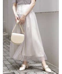 dazzlin | ツイルコルセットチュールスカート(スカート)