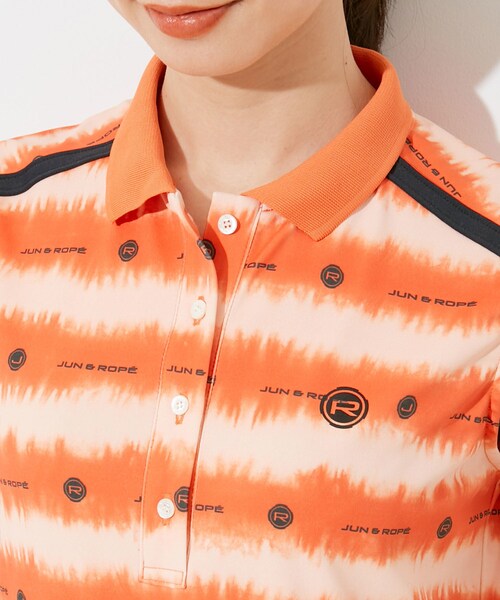 ROPE'（ロペ）の「【UV】【吸水速乾】タイダイプリントノースリーブワンピース（ワンピース・レディース・ブラック/ネイビー/オレンジ・L/M/S）」の11枚目の写真