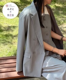 nissen | 【みさとさんコラボ】セットアップスーツ（しわになりにくい・UVカット）（上下別売）<大きいサイズ有>(フォーマルスーツ/小物)