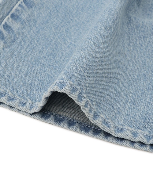 ADAM ET ROPE'(アダムエロペ)の「【KURO for SALON(クロ)】別注EASY TUCK DENIM LIGHT INDIGO / デニムパンツ(デニムパンツ・レディース・サックス・0/1)」の17枚目の写真