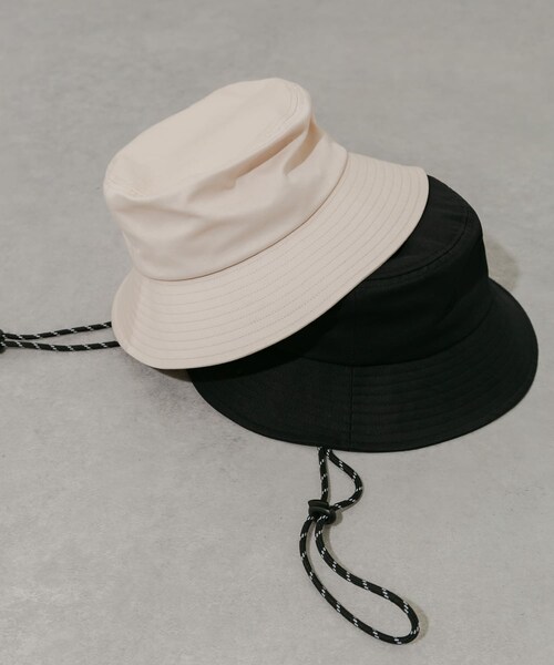 SMELLY（スメリー）の「コットンドロストハット（ハット・レディース・BLK/IVO・-）」の12枚目の写真