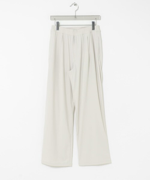 A.D.A.N　1TUCK TRICOT PANTS