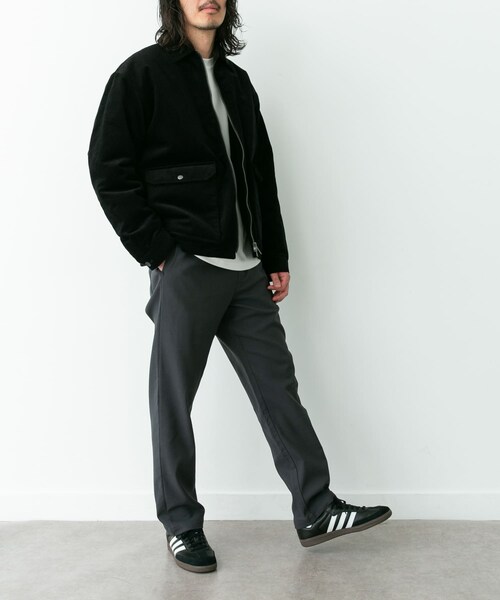 URBAN RESEARCH Sonny Label（アーバンリサーチサニーレーベル）の「裏起毛スリムイージーテーパードパンツ（その他パンツ・メンズ・ブラック/チャコール・S/M/L）」の18枚目の写真